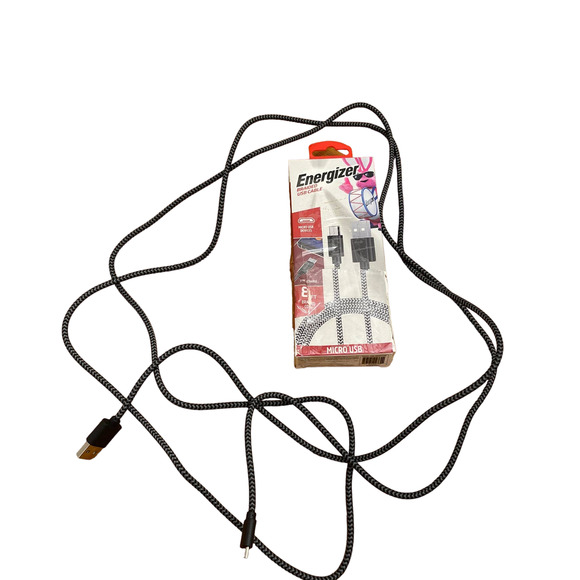 Energizer braided micro USB Cable 8ft NWOT - Picture 1 of 4